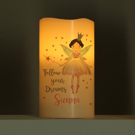 Personalised Fairy Princess Nightlight LED Candle Extra Image 1